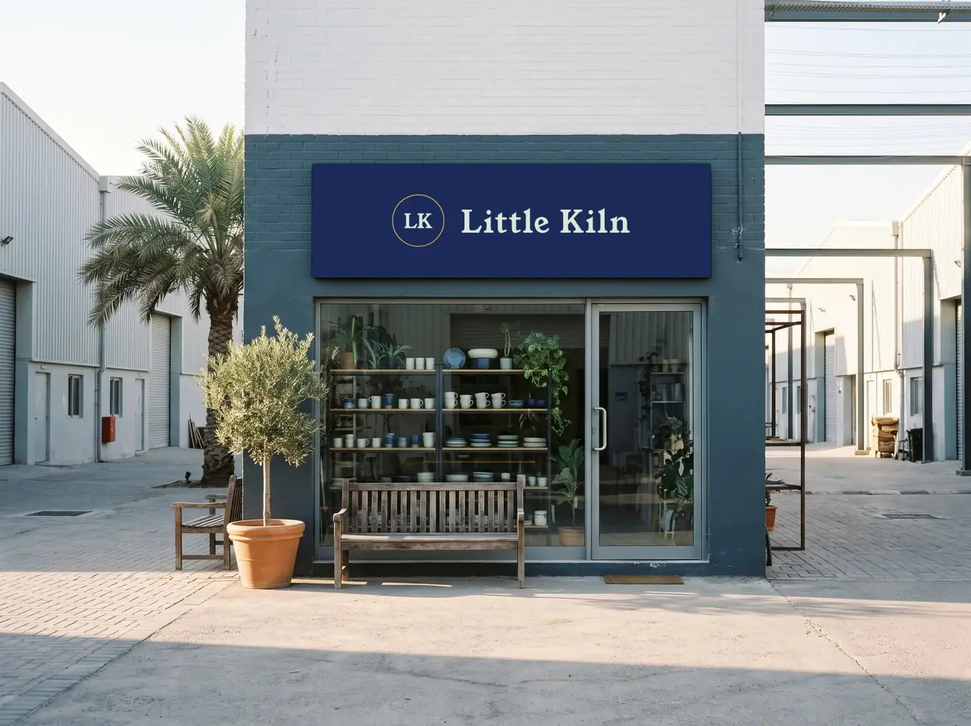 Little Kiln: Shop sign