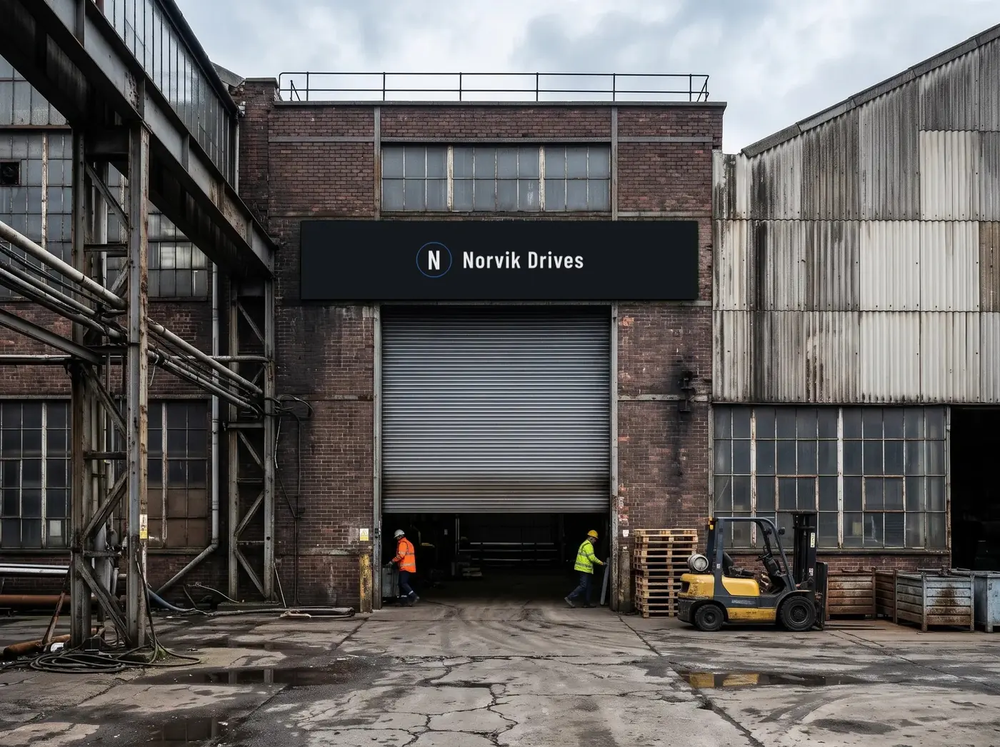 Norvik Drives: Shop sign